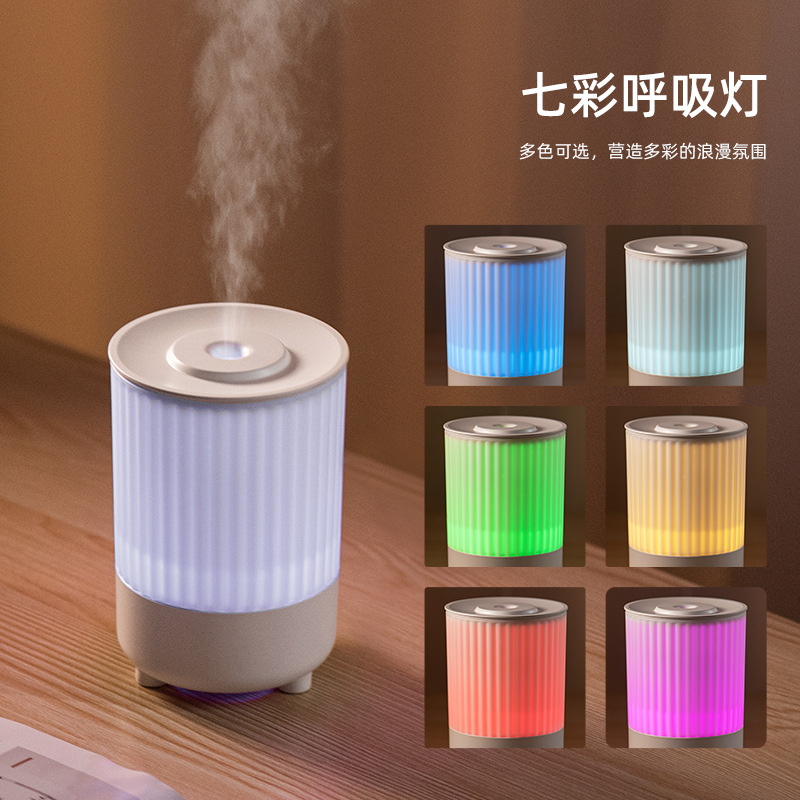 Cross-Border New Product Smart Aromatherapy Machine, Automatic Fragrance Sprayer, Colorful Atmosphere Light, Portable Humidifier for Office, Home, and Bedroom