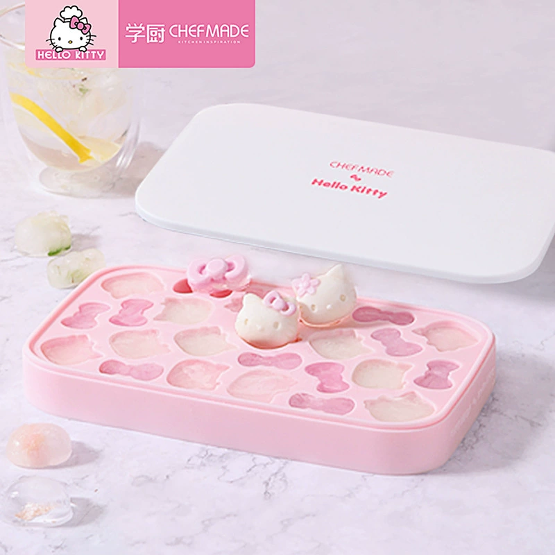 Учебная кухня Hello kitty, ледяные кубики, силиконовая форма мультяшная
