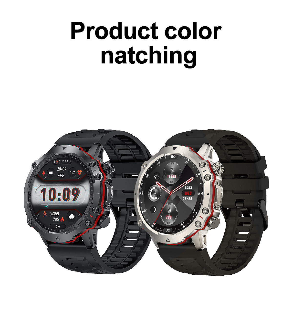 FW09E Smartwatch 1,43" AMOLED 466*466 Bluetooth Call Heart_voghion.com