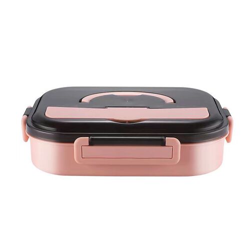 304 stainless steel insulated lunch box divided lunch box for students and office workers outdoor lunch box food grade thickening