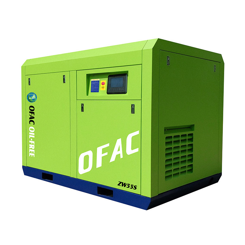 カスタム11kwオイルレススクリュー式エアコンプレッサ永久磁石インバータ水潤滑エアコンプレッサ医療食品専用|undefined