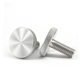 Flat Head Knurled Screw Flat Head Handle Screw Big Head Round Adjusting Bolt Flat Head Knurled Screw