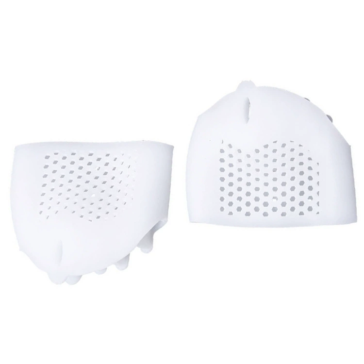 Сотовый коврик для передней части стопы с пятью отверстиями, силиконовый нескользящий коврик для передней части стопы, Перекрывающийся Hallux Valgus