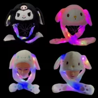 Встряхивая светящаяся шапка Sanrio будет двигать плюшевыми подушками безопасности шляпа лампа светящаяся игрушка одобренная фабрика