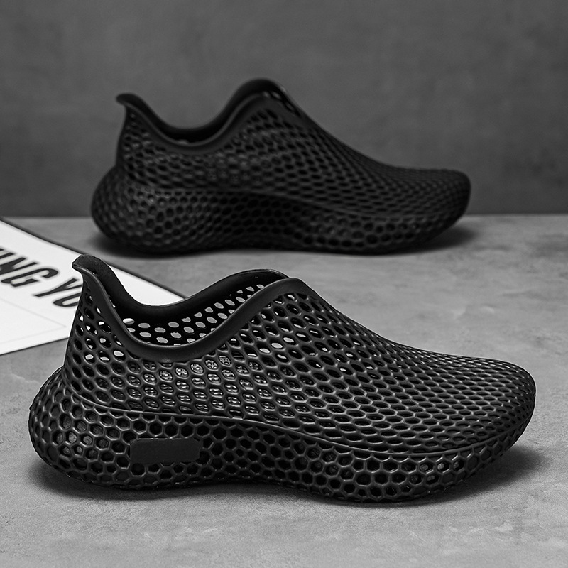 Hombre de alta gama ventilador 2026 verano explosivo zapatos casuales deportivos al aire libre antideslizantes zapatos retrocesivos