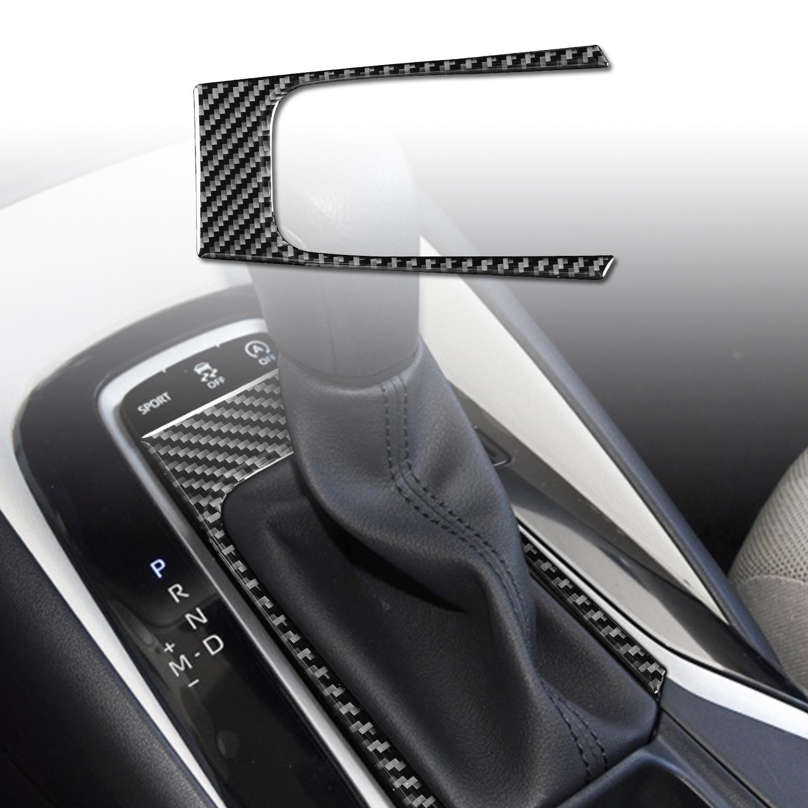 Suitable for Toyota 19-23 Corolla Rayling Rui Set of Carbon Fiber Central Control Steering Wheel Modification Decorative Stickers
