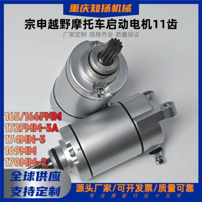 165/166Fmm Zongshen Off-Road Motorcycle Motor 172Fmm170Mm174Mn11 Starter Engine (Motorcycle engine and accessories)