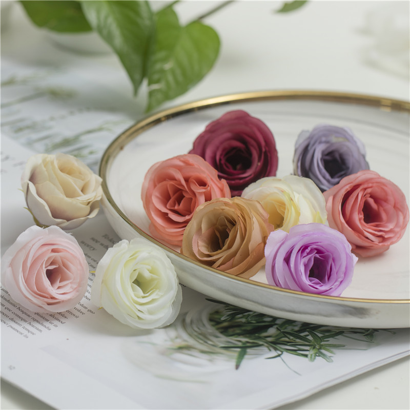 Mountain tea contains rose for bride lapel pin