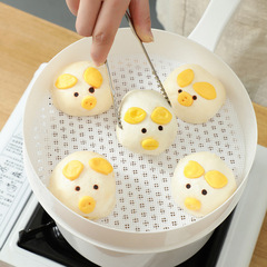 Microwave Oven Steamer Basket for Steaming Buns and Rice - Multi-layer Steamer Tray, Thickened Household Steamer Plate with Shipping