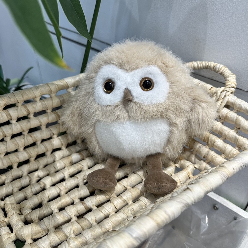 Light brown owl 20cm -0.1kg