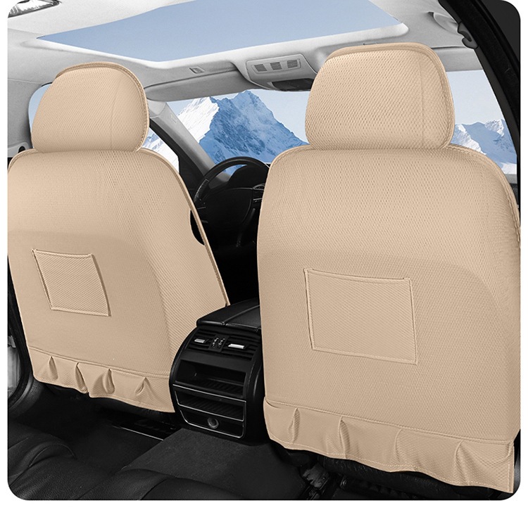 Car seat cushion, all-season breathable ice silk car cushion, universal five-seater car seat cushion and seat cover, direct from the manufacturer
