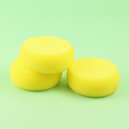 Car crystal-plated waxing sponge polishing waxing sponge wiping car wash car temperature-resistant high-density round sponge cleaning