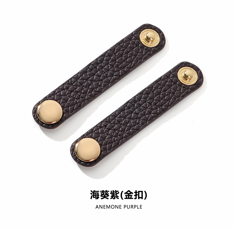 D-55 sea anemone purple gold buckle/2