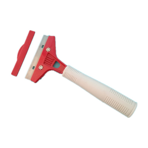 Red aluminum alloy head cleaning knife glass de-glue de-adhesive tile floor grout wall scraper