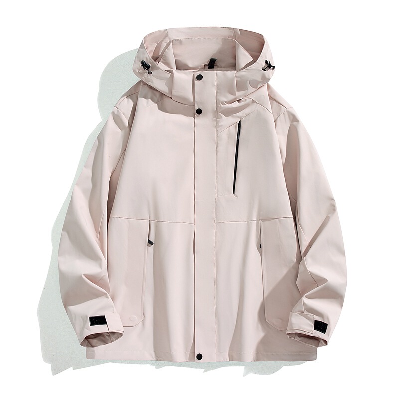 2025 Spring New Color Thin Jacket Removable Hat Men's Casual Sports Outdoor Couple Single