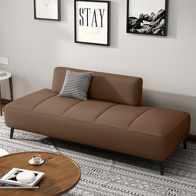 Cat Claw Leather Sofa Living Room 2025 New Small Apartment Modern Simple Accessible Luxury Bedroom Room Sofa Bed Chaise Longue