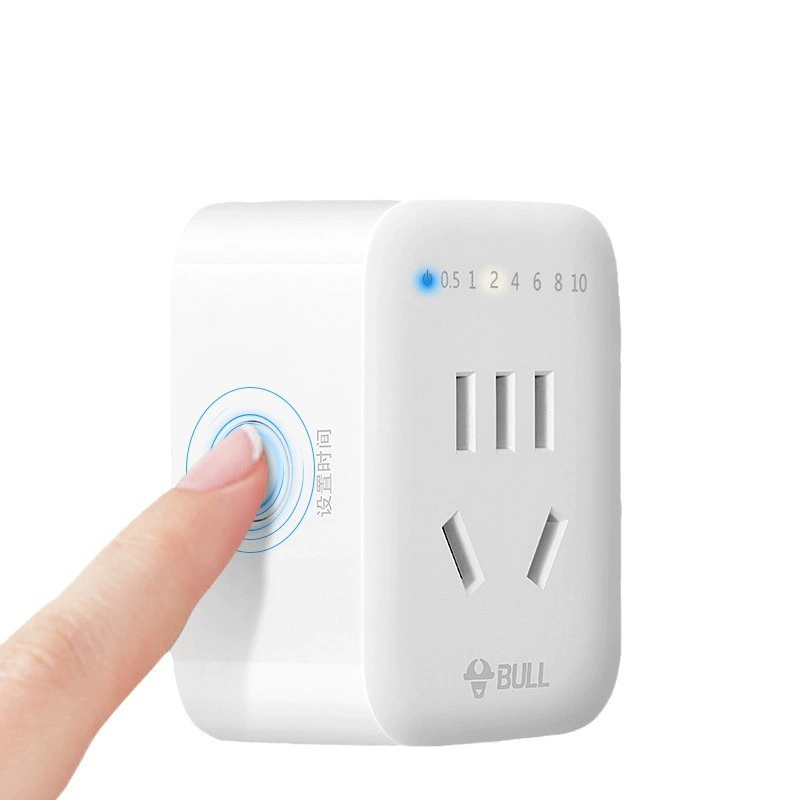 Bull GND-5 timed switch socket time-controlled plug seat intelligent controller switch automatic switch plug socket