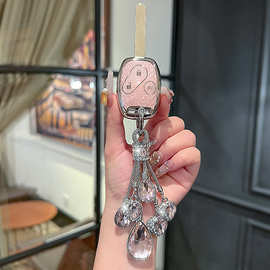 适用于图片雅阁钥匙包飞度奥德赛思域锋范CRV直板保护钥匙套扣男