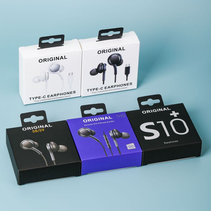 Samsung Type-C Headphone Packaging Box Is Suitable for Samsung Type-C Akg Headphone Neutral Embossed Packaging Box