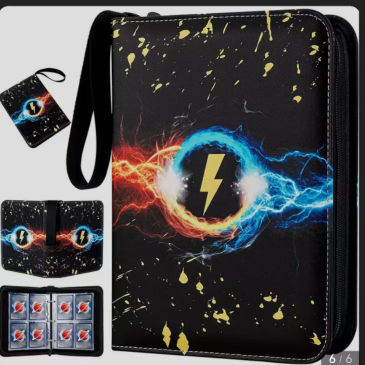 FUENTE fabricante en stock suministro baokemeng juego tarjeta colección libro Magic Baby Tarjeta de cremallera libro de almacenamiento