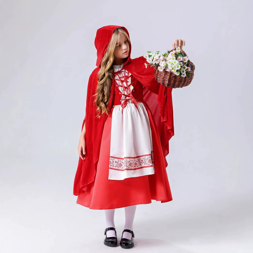 Красная Шапочка, детский плащ, костюм, косплей, Хэллоуин