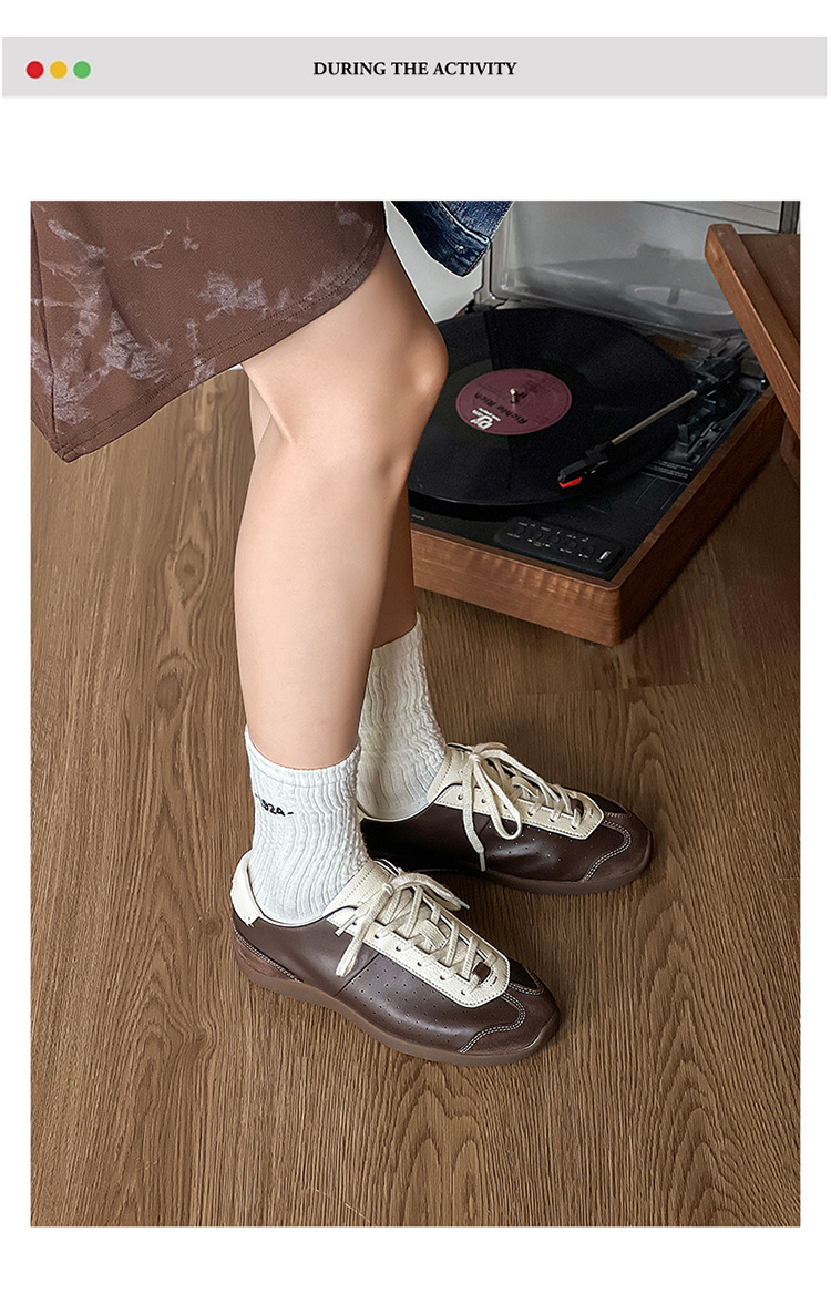 2024 neue explosive Ballett-Trainingsschuhe mit weichen Sohlen für Herren, Nische, lässig, farblich passende Retro-Paar-Sportschuhe_voghion.com