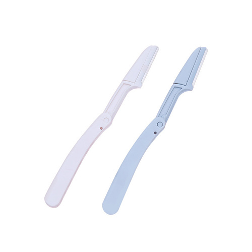 Manufacturer women's macro shaving blade beauty tool foldable beginner anti-scratch eyebrow trimmer wholesale