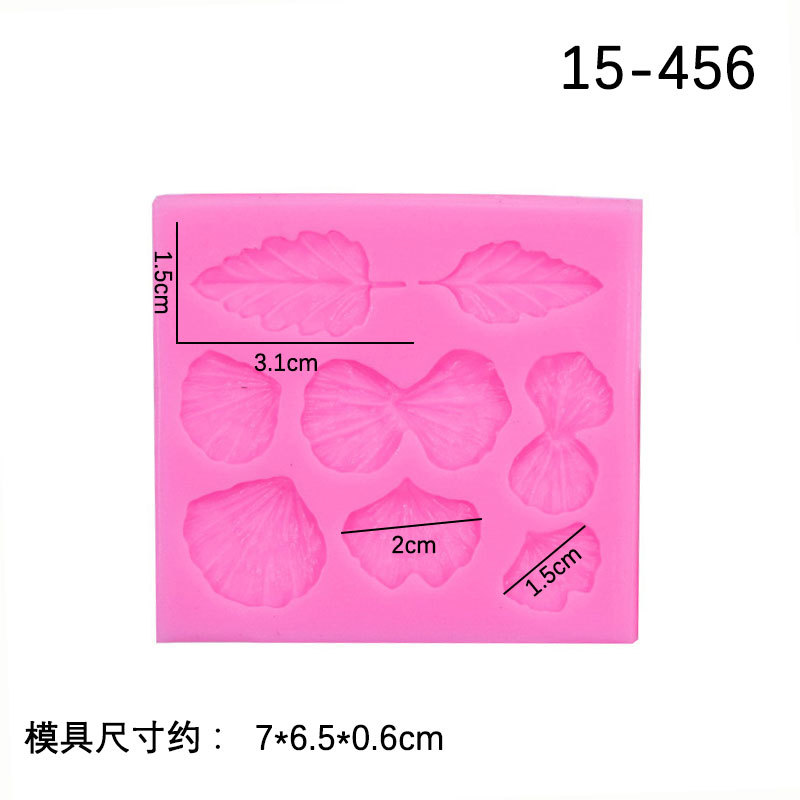 Pastoral fresca pequeña flor crisantemo fondant de silicona molde de chocolate para hornear pastel decoración chocolate borde molde