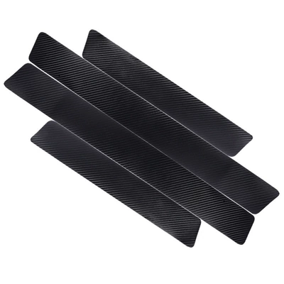 pedal anti-step anti-scratch protective sticker — Other Automotive Interior Supplies - unlabeled-carbon-fiber-leather-threshold-strips-4-pack