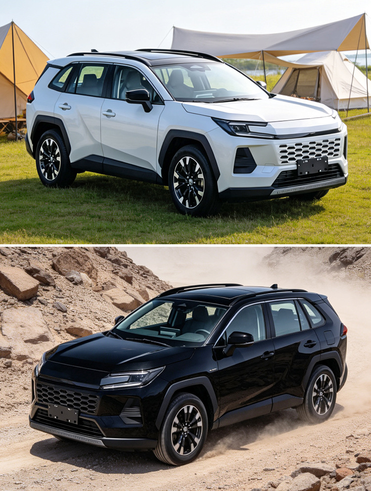 Suitable for 26 models of RAV4 and Weilanda, luxury screw-type aluminum alloy roof rack, no drilling required, non-destructive installation
