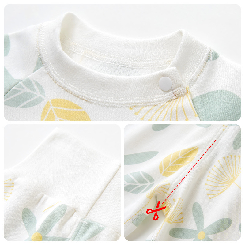 Primavera, otoño, invierno, ropa interior infantil, ropa interior de cintura alta, ropa interior caliente para niños.