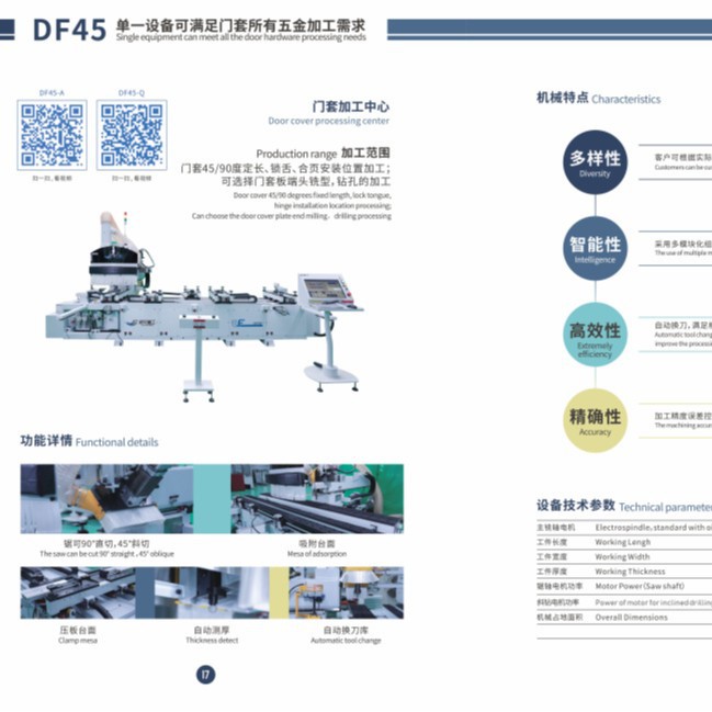1人1天160套门套板制作DF45--舒平数控门套设备