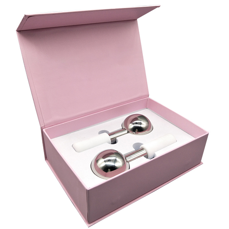 Palillo del masaje del acero inoxidable, massager facial, hockey sobre hielo del masaje, Bola del masaje, instrumento del masaje