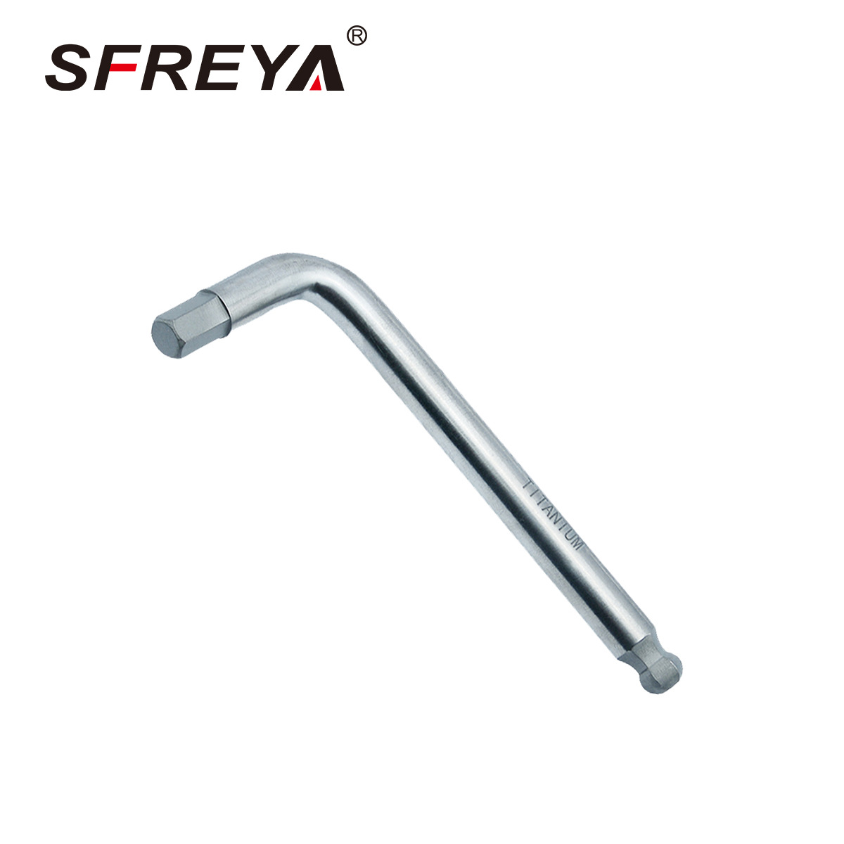 SFREYA T1018 钛合金球头六角扳手 无磁防腐蚀钛合金扳手