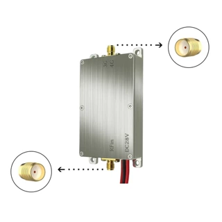 10W 工业射频放大器，增益 38dB，适用于多频段100Mhz-7200Mhz