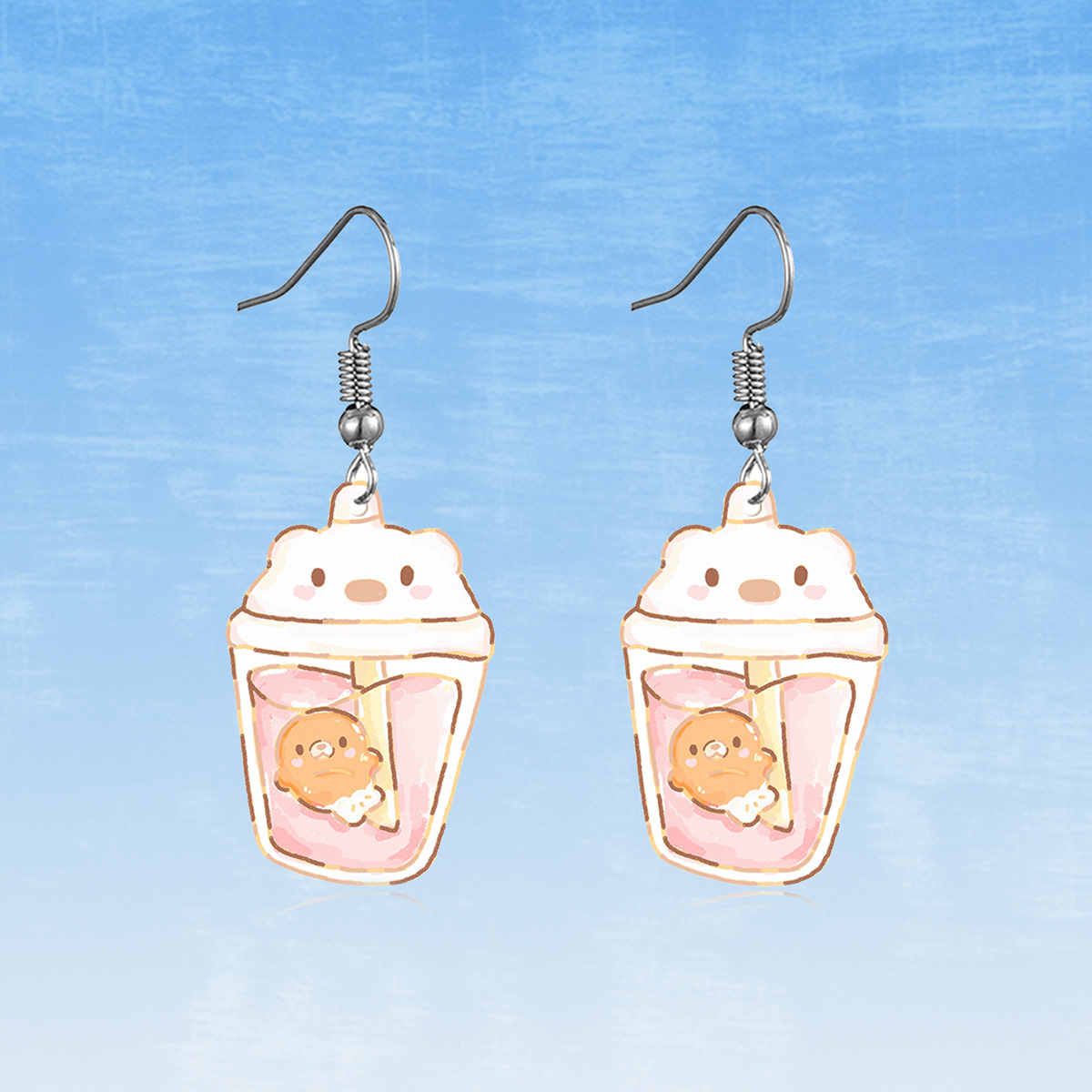 Cartoon Character Cartoon Style Alloy Plastic No Inlaid Earrings display picture 2