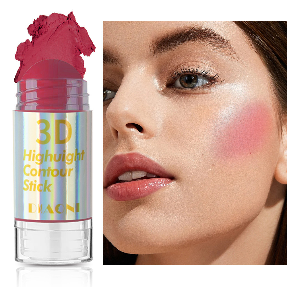 Crema de alto brillo transfronteriza, brillo fino nacarado facial, reparación tridimensional natural, brillo corporal corporal, barra de alto brillo