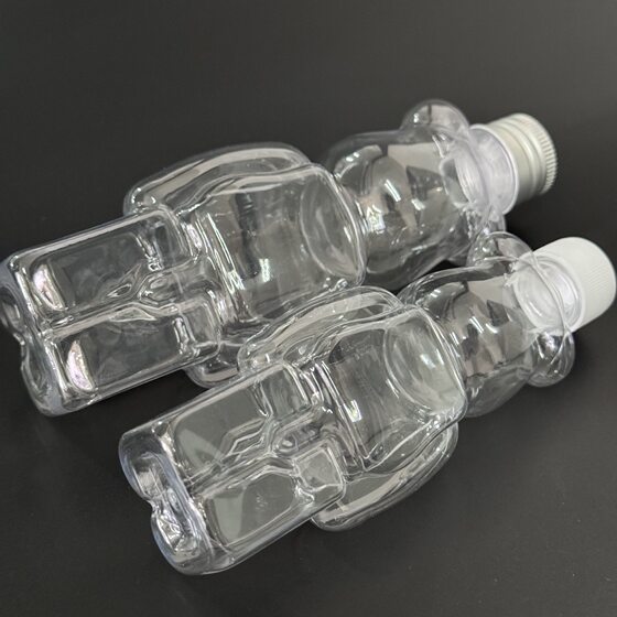 Supply transparent PET100ml net red 150ml violent bear milk tea disposable cup beverage bottle juice cup