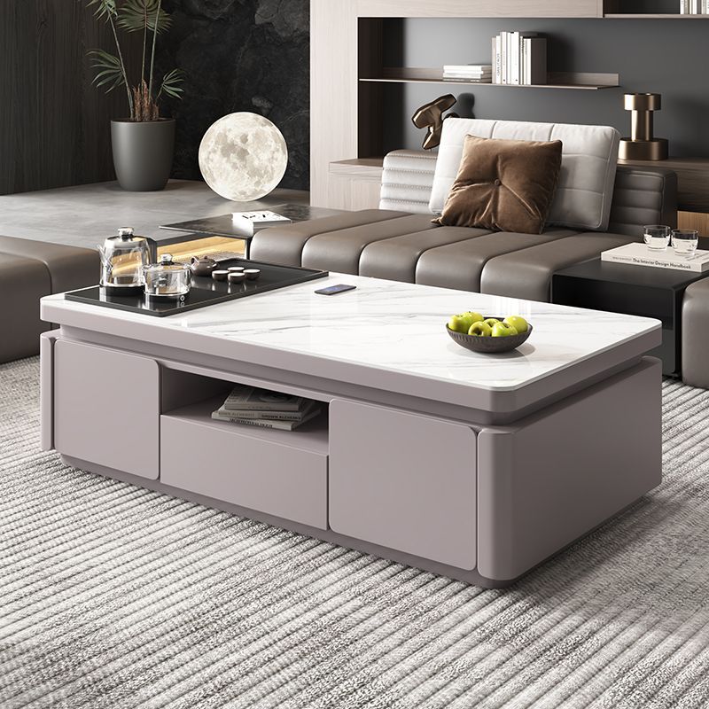 New Modern Simple Slate Kung Fu Coffee Table Living Room Household Kettle Integrated Tea Table Office Tea Table