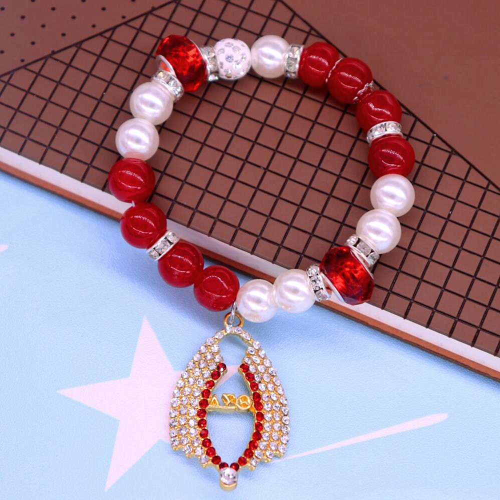 Cross-border electricity supplier supply SIGMA DELTA SIGMA THETA SIGMA THETA bead girl bracelet manufacturer wholesale
