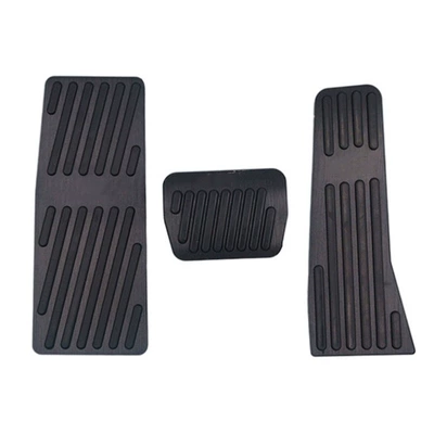 pedal pad, Dekorativ pedal başlıqları - black-throttle-and-brake-two-piece-set