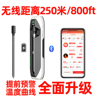 Smart Wireless barbecue thermometer mobile APP Bluetooth barbecue probe box food thermometer meat thermometer