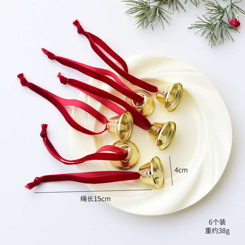 クロスボーダークリスマス鉄ベルペンダントクリスマスツリーハンギングクリスマスデコレーションクリエイティブギフト (鳴る)|undefined
