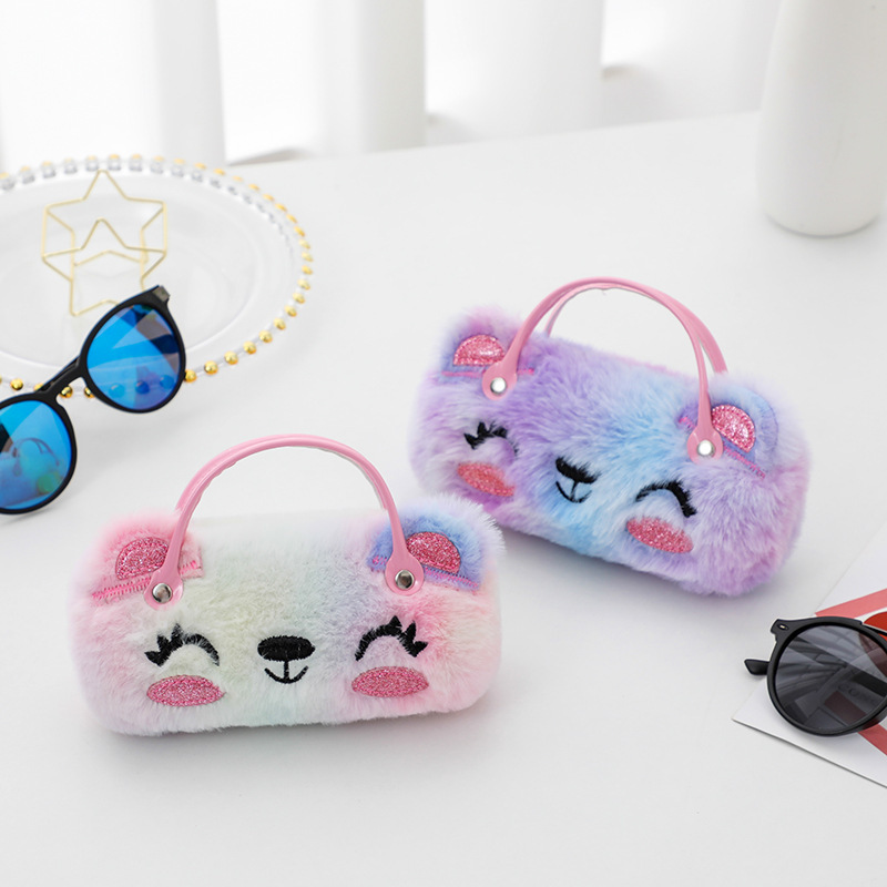 New Bear Glasses Case Koala Children's Handbag Change Plush Unicorn Portable Pressure-Resistant Folding Glasses Bag New Bear Glasses Case Koala Children's Handbag Change Plush Unicorn Portable Pressure-Resistant Folding Glasses Bag