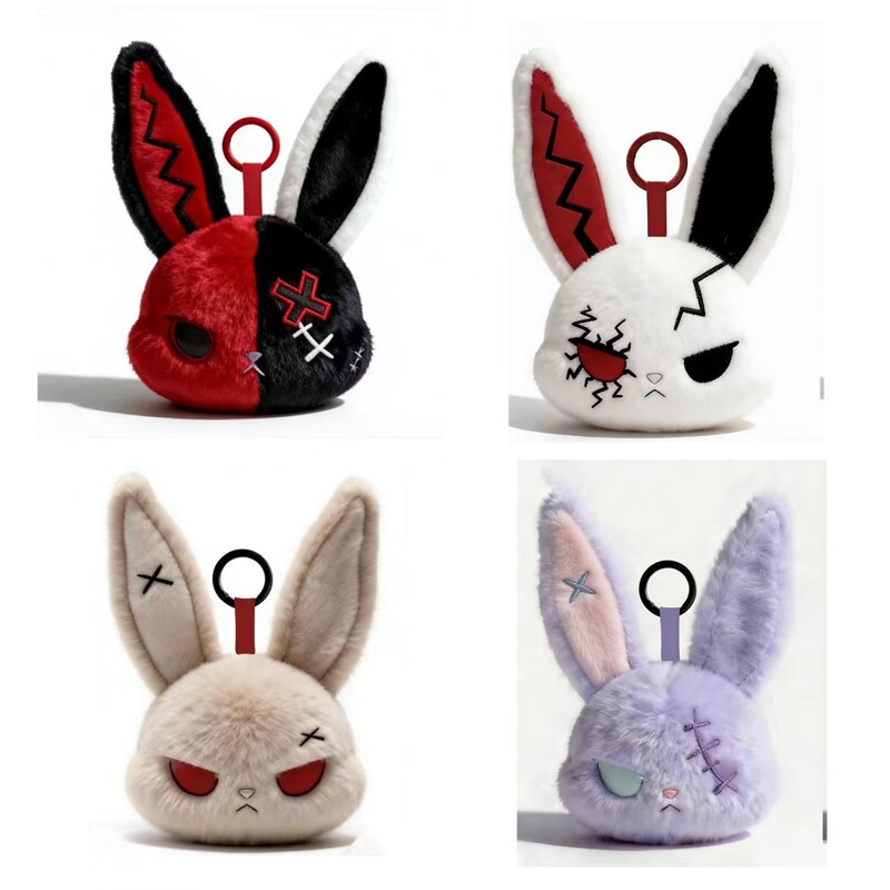 New Cross-Border Halloween Rabbit Plush Dark Reborn Rabbit Pendant Easter Bunny Keychain Pendant New Cross-Border Halloween Rabbit Plush Dark Reborn Rabbit Pendant Easter Bunny Keychain Pendant