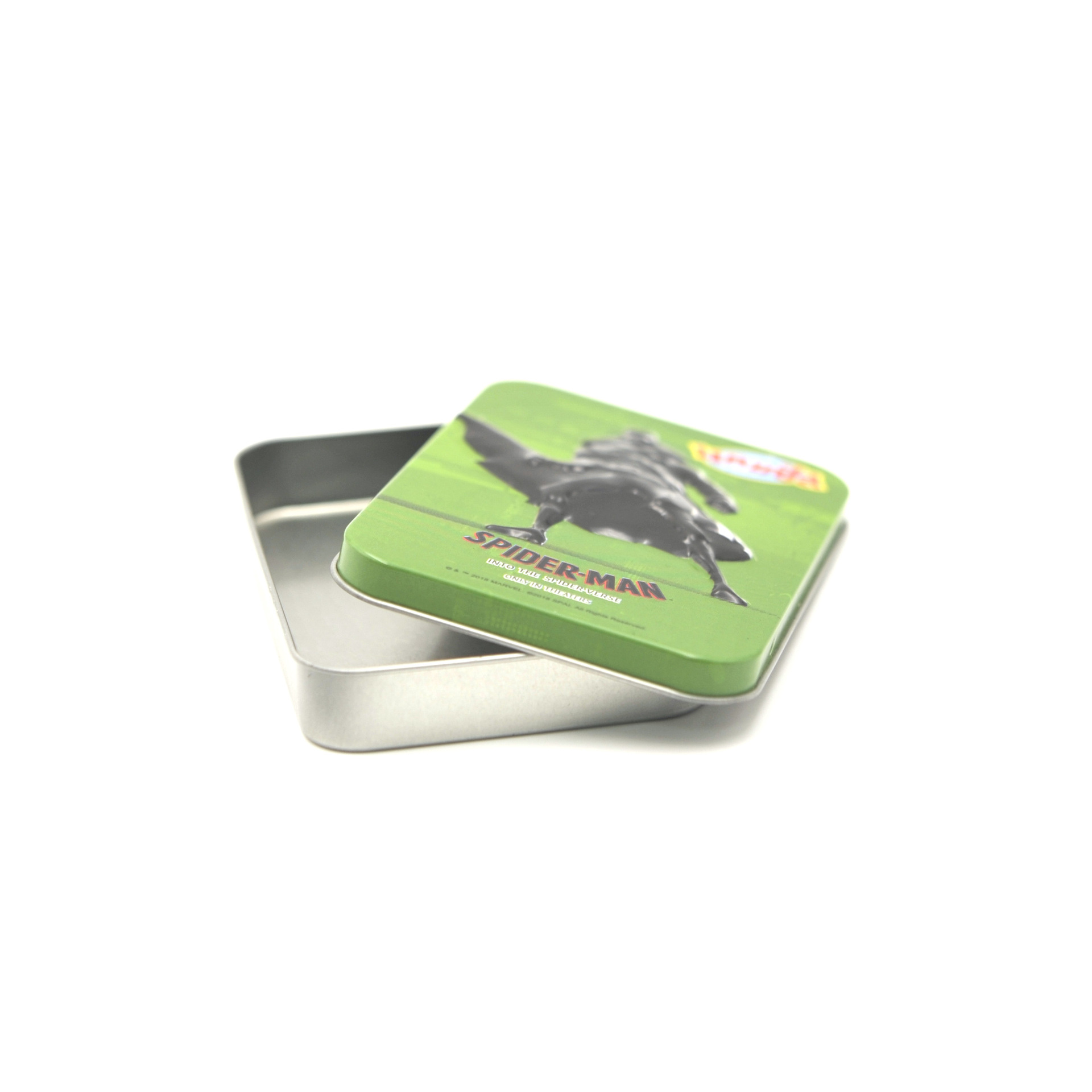 批发方形卡片包装铁盒玩具卡马口铁盒节日促销礼盒坚果果干盒装