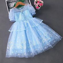 3-10�qŮͯ��ɯ����ȹ�ļ��¿��ѩ�澉����B��ȹСŮ������ȹ��