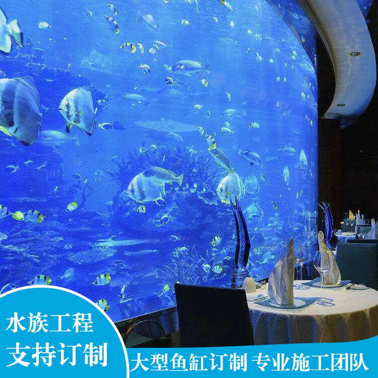 海洋馆设计海底水族工程  超大型玻璃鱼缸大型亚克力鱼缸