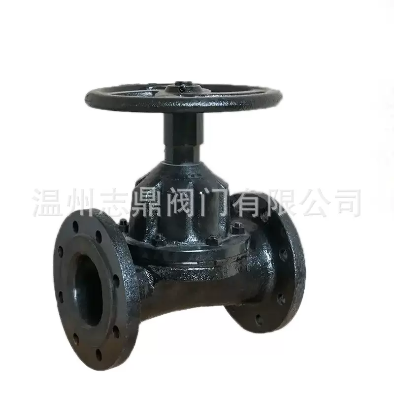 EG41J-16手动法兰式隔膜阀堰塞式英标耐腐蚀水泥浆管道脱硫阀