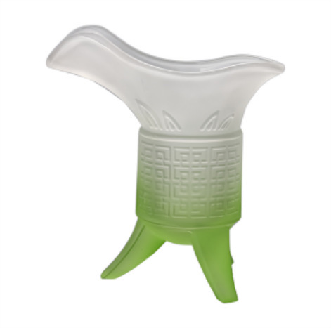 Gradiente esmerilado taza del emperador negro creativo taza antiguo casero retro taza de té de leche imperial Qin Shi taza antigua de tres patas